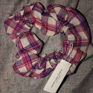 American Eagle Flannel Scrunchie